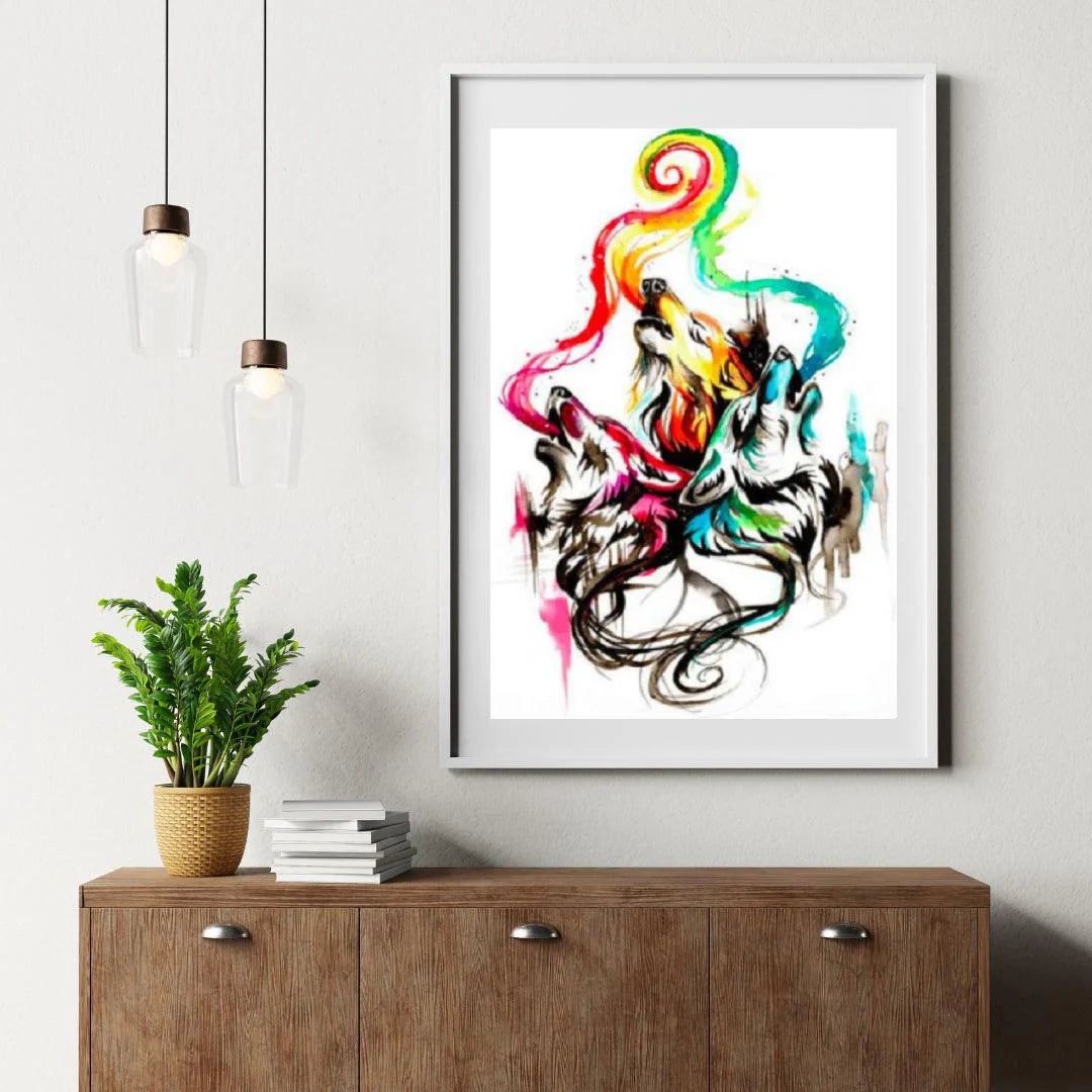Diamond Painting Płaczące Wilki – SEOS Shop ®