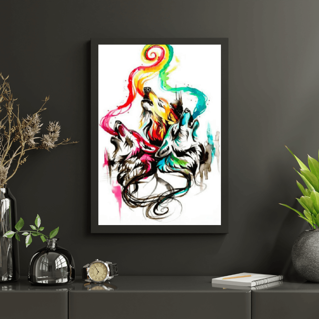Diamond Painting Płaczące Wilki – SEOS Shop ®