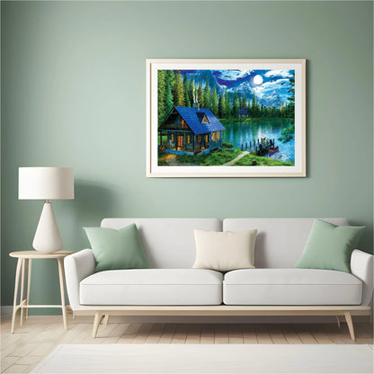 Diamond Painting Dom nad Jeziorem - SEOS Shop ®