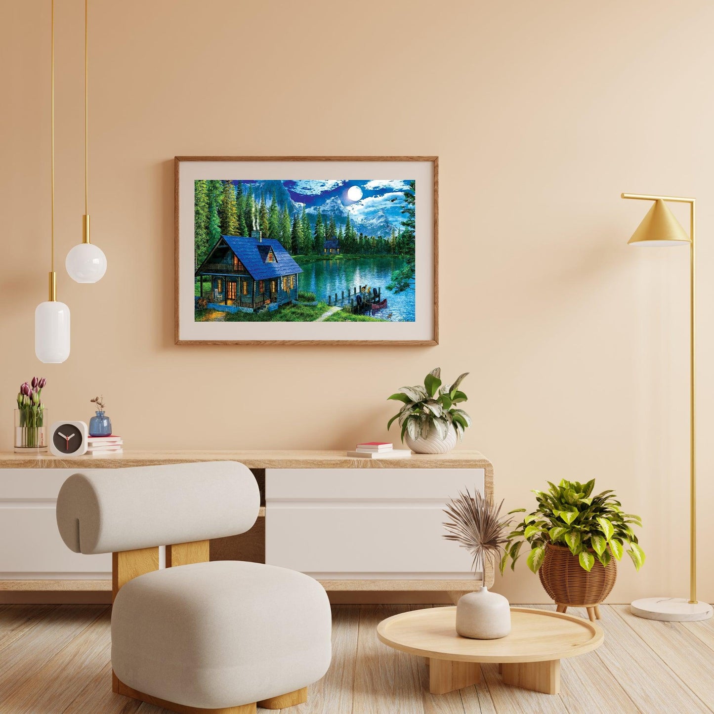 Diamond Painting Dom nad Jeziorem - SEOS Shop ®