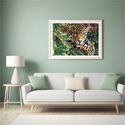 Diamond Painting Jachtluipaard Jungle 40x50 cm – SEOS Shop ®