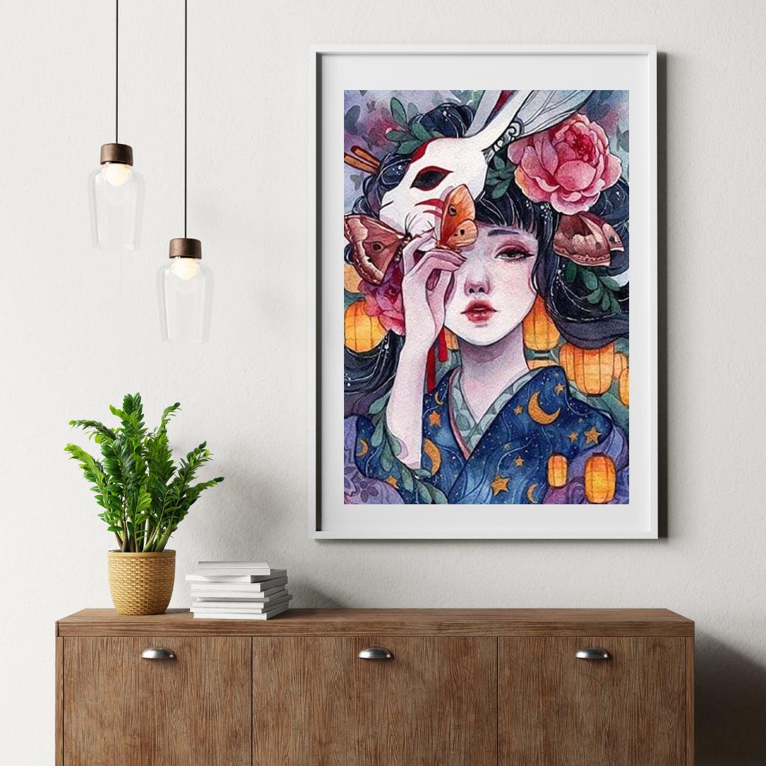 Diamond Painting Japońska Dziewczyna - SEOS Shop ®