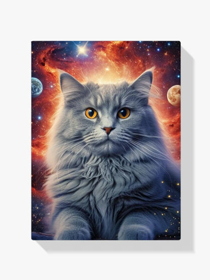 Diamond Painting Kot w kosmosie - SEOS Shop ®