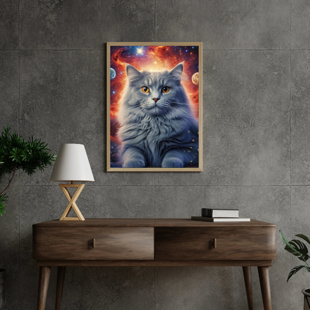 Diamond Painting Kot w kosmosie - SEOS Shop ®