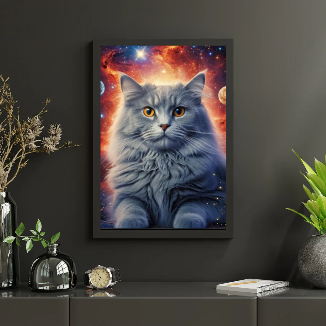 Diamond Painting Kot w kosmosie - SEOS Shop ®