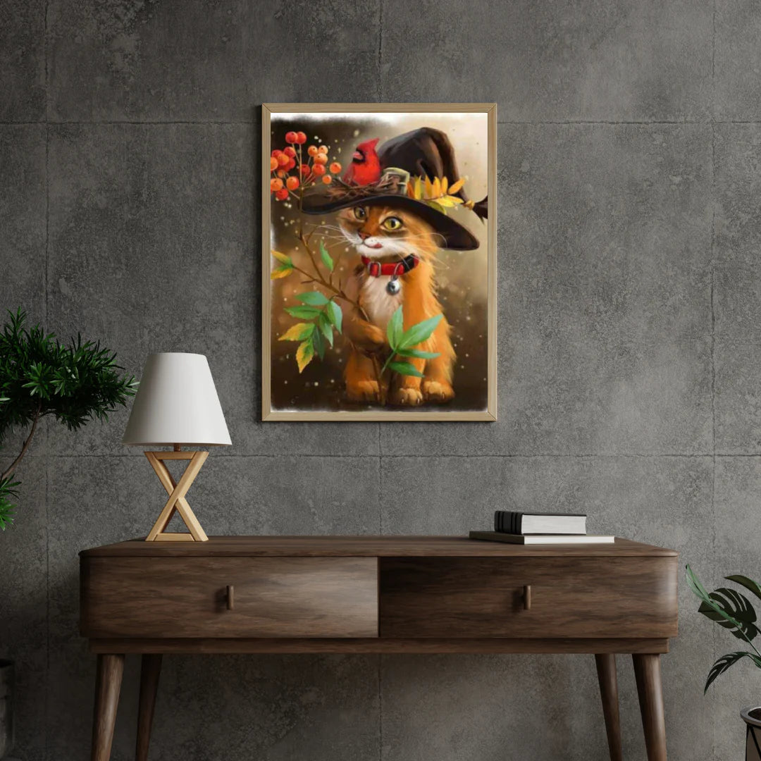 Diamond Painting Kot z kapeluszem - SEOS Shop ®