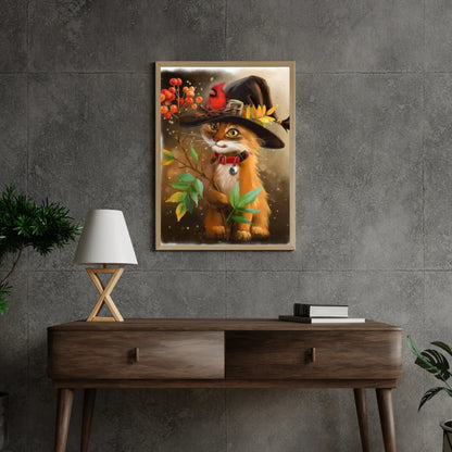 Diamond Painting Kot z kapeluszem - SEOS Shop ®