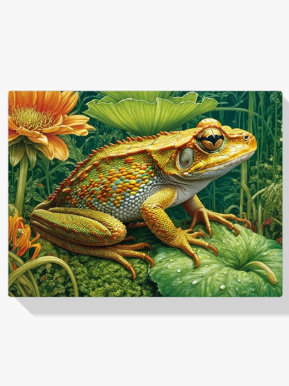 Diamond Painting Żaba na liściu - SEOS Shop ®