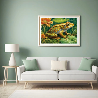Diamond Painting Żaba na liściu - SEOS Shop ®