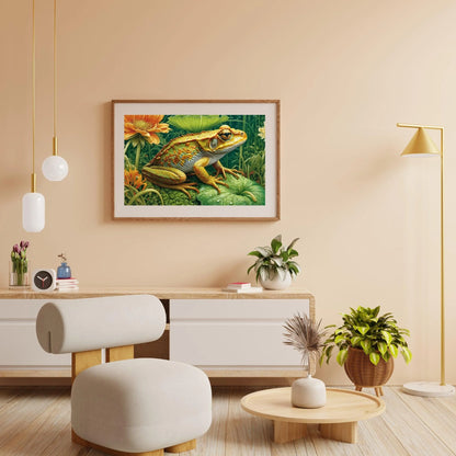 Diamond Painting Żaba na liściu - SEOS Shop ®
