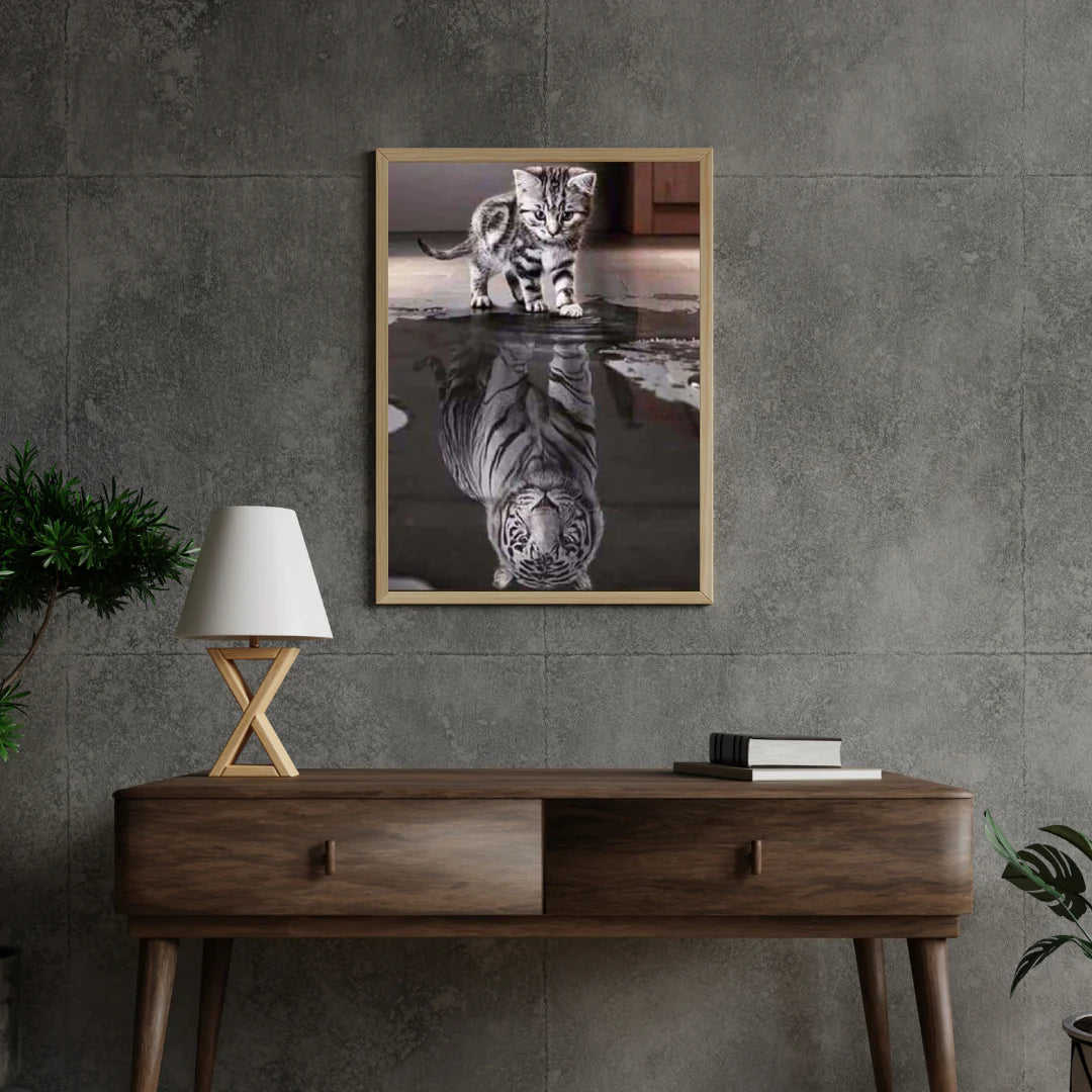 Diamond Painting Kotek na Tygrysa – SEOS Shop ®