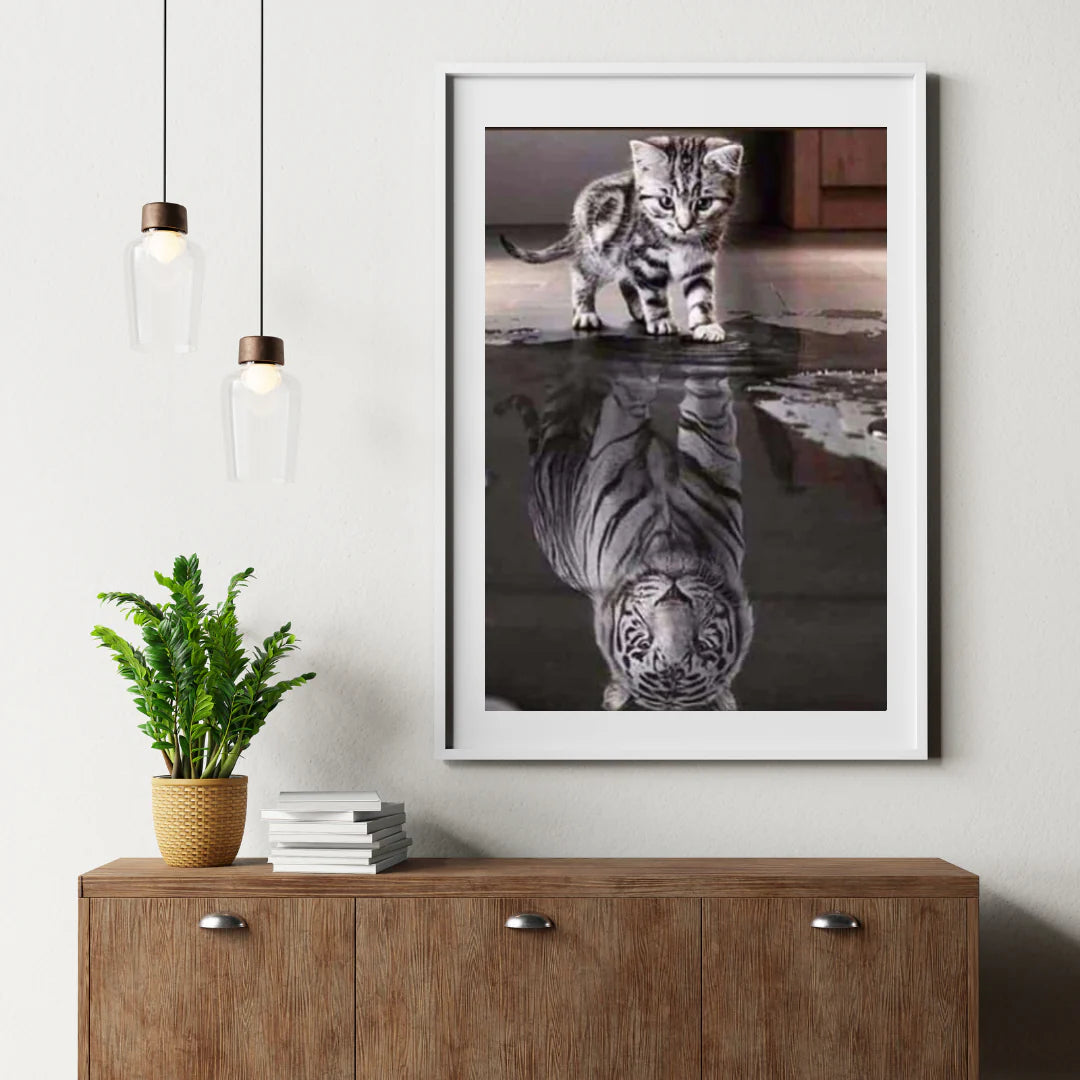 Diamond Painting Kotek na Tygrysa – SEOS Shop ®