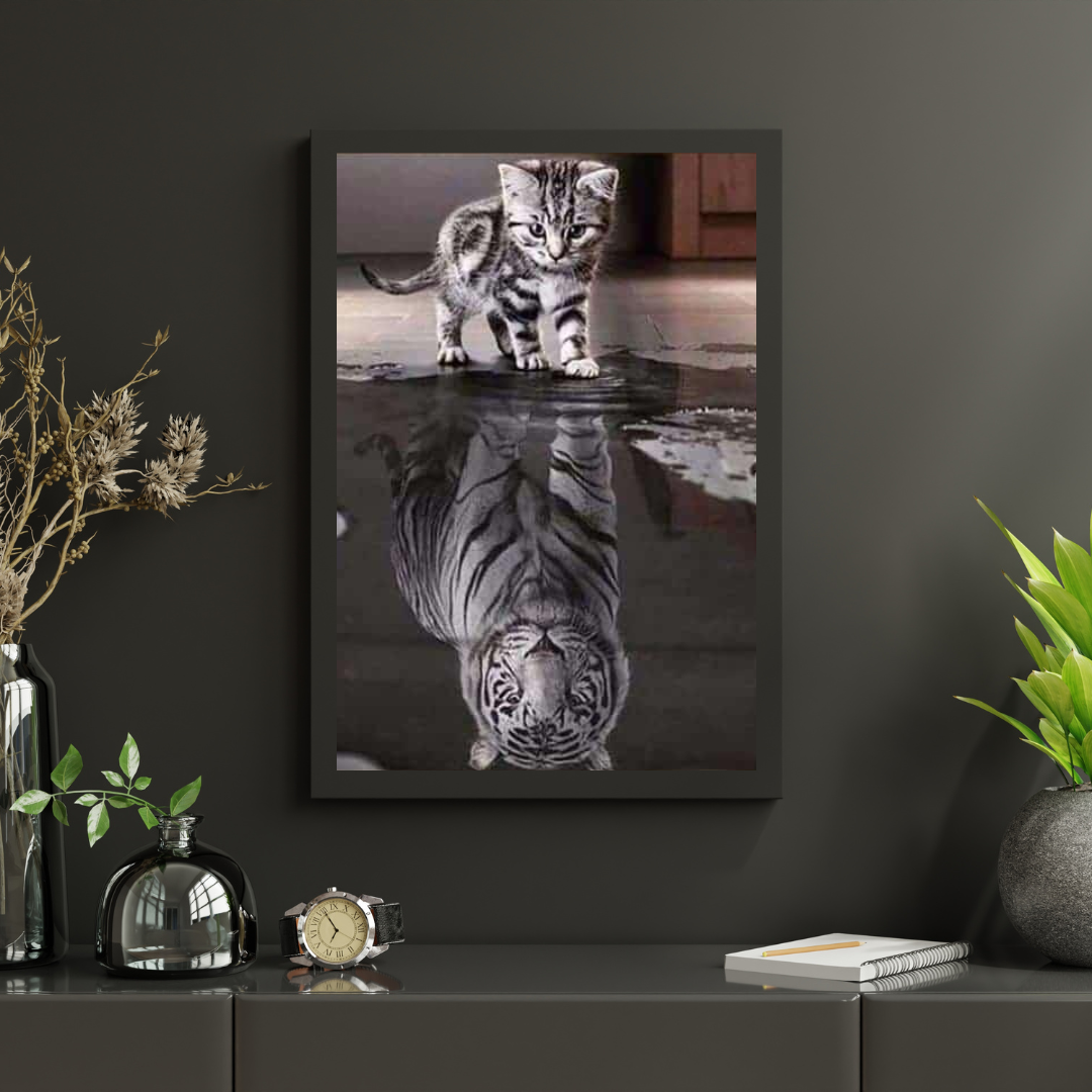 Diamond Painting Kotek na Tygrysa – SEOS Shop ®