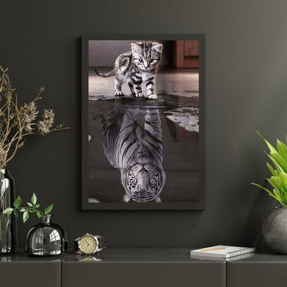 Diamond Painting Kotek na Tygrysa – SEOS Shop ®