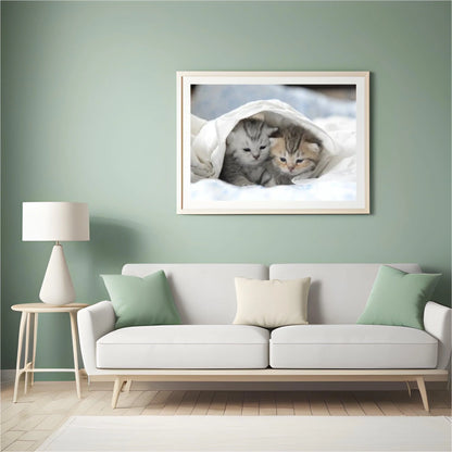 Diamond Painting Kocięta w Łóżku - SEOS Shop ®