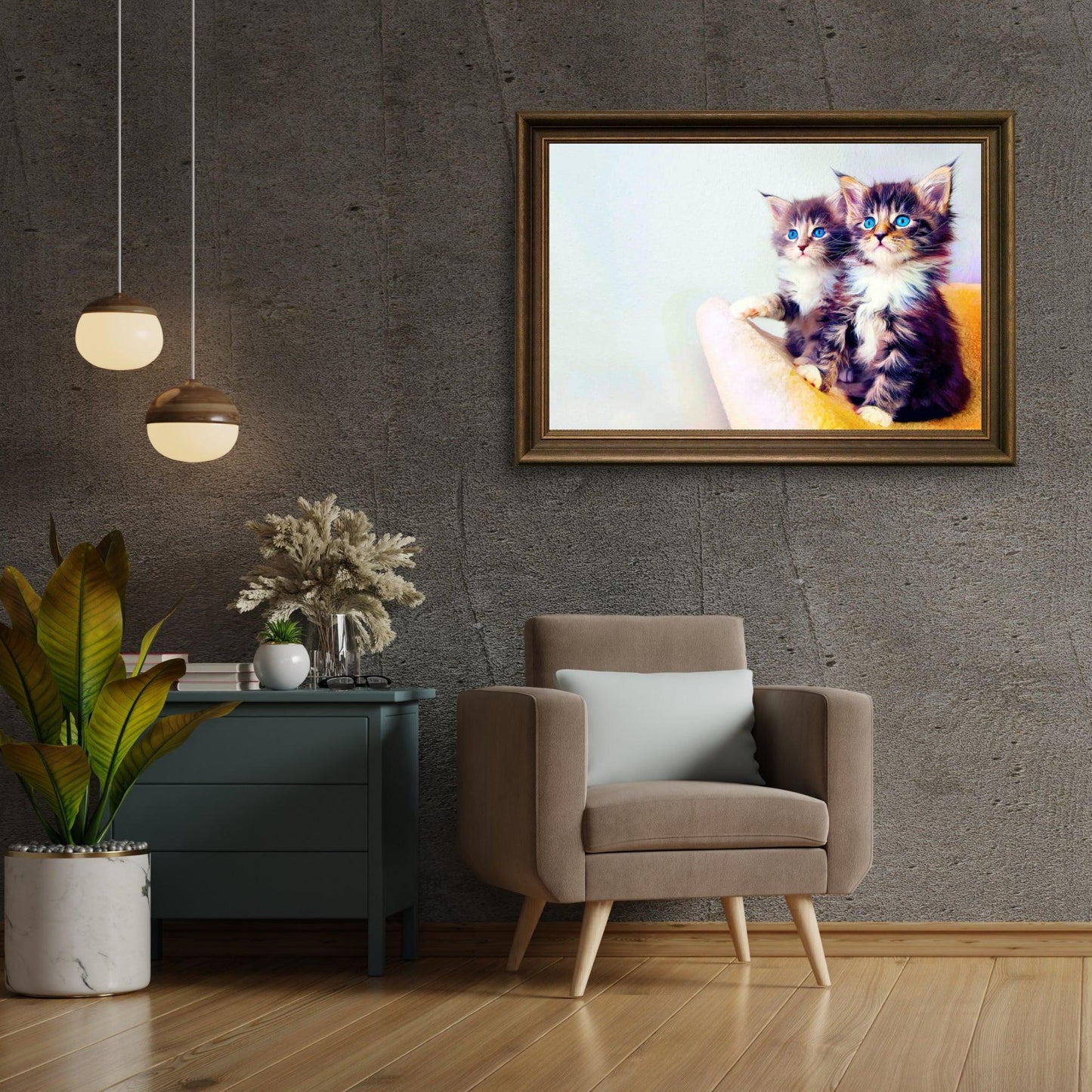 Diamond Painting Kociaki z niebieskimi oczami - SEOS Shop ®