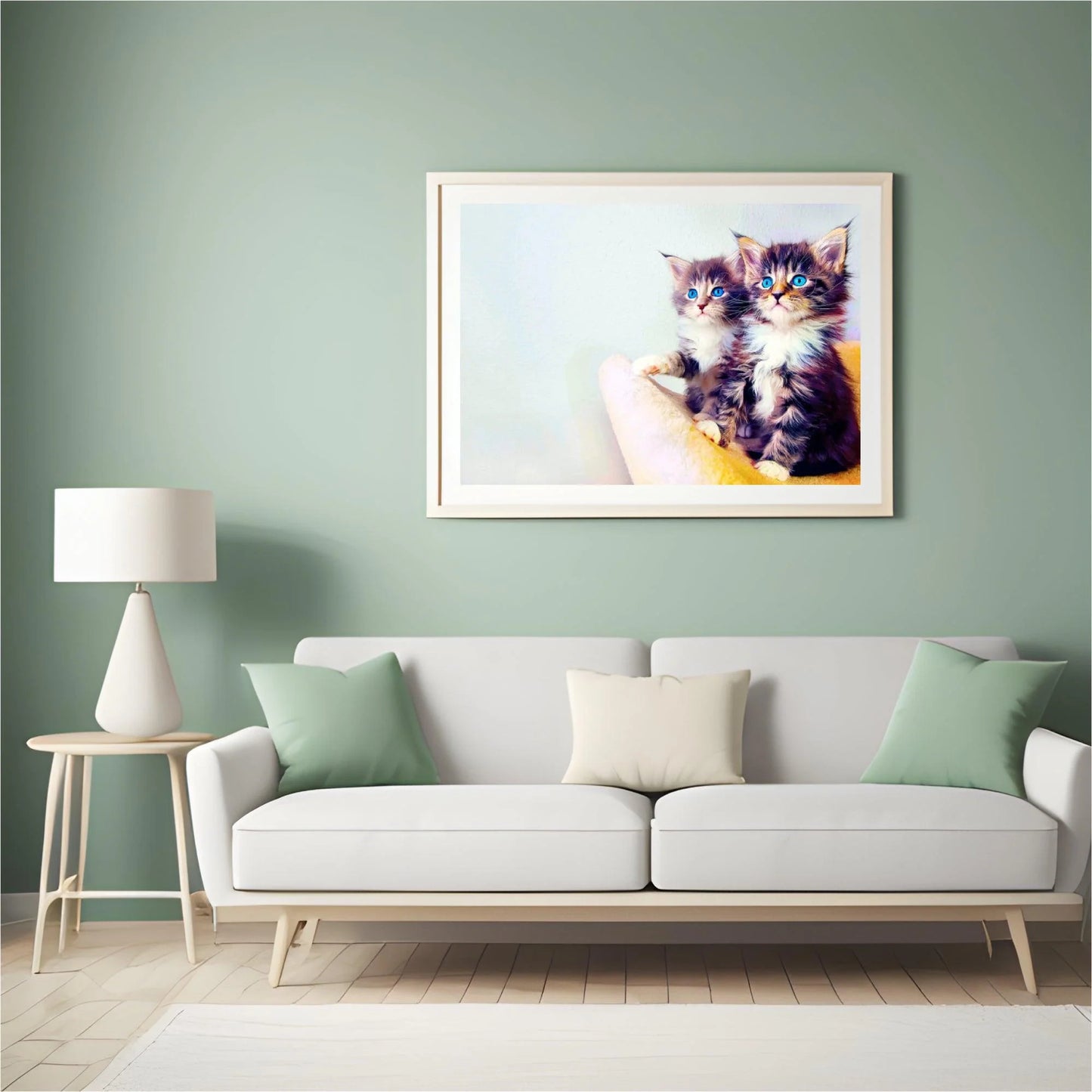 Diamond Painting Kociaki z niebieskimi oczami - SEOS Shop ®