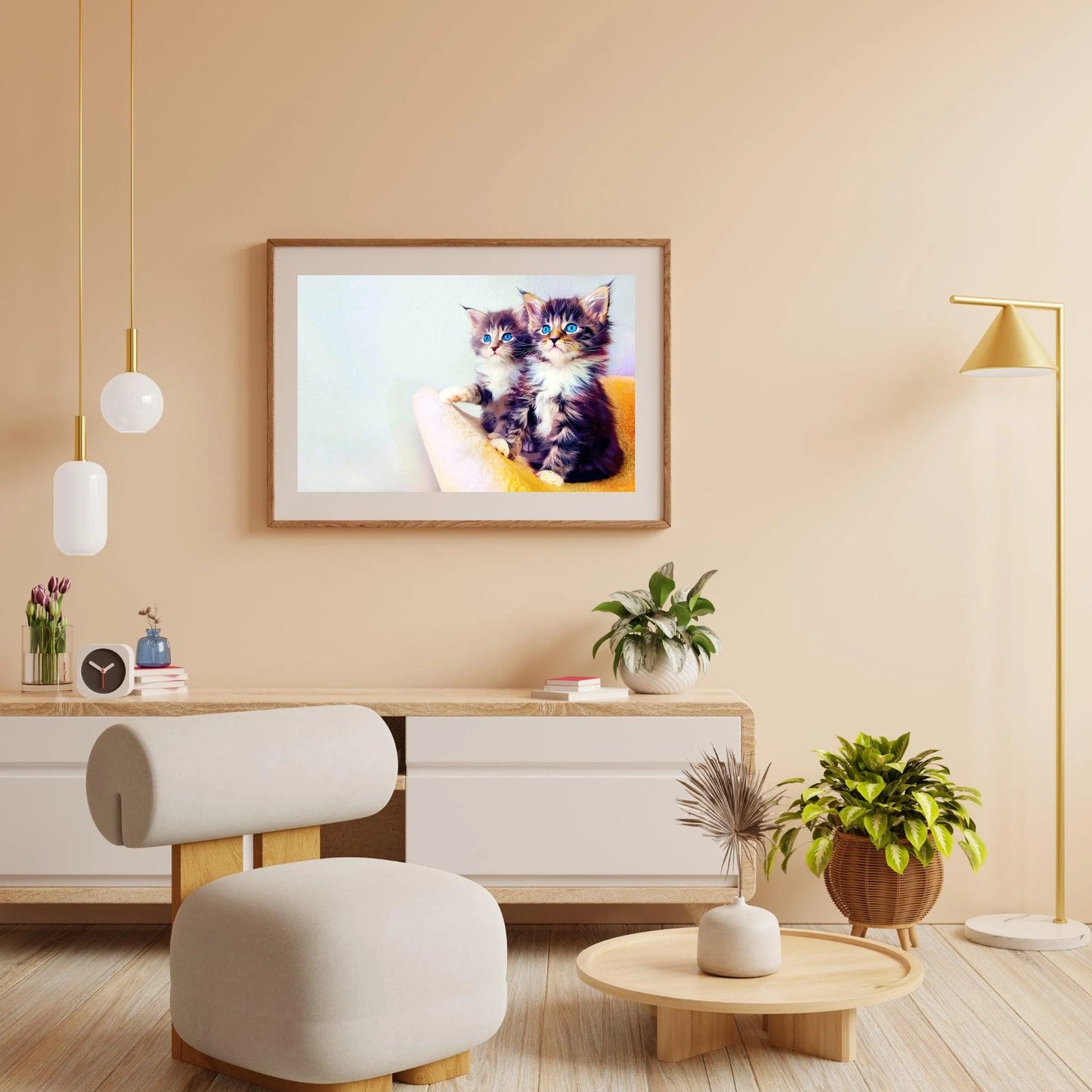 Diamond Painting Kociaki z niebieskimi oczami - SEOS Shop ®