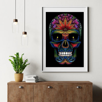 Diamond Painting Kolorowa czaszka - SEOS Shop ®
