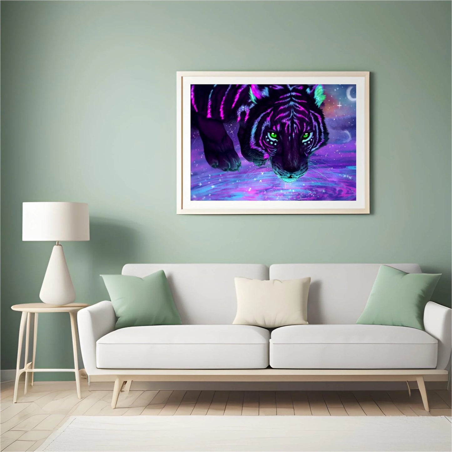 Diamond Painting Kolorowy Tygrys - SEOS Shop ®
