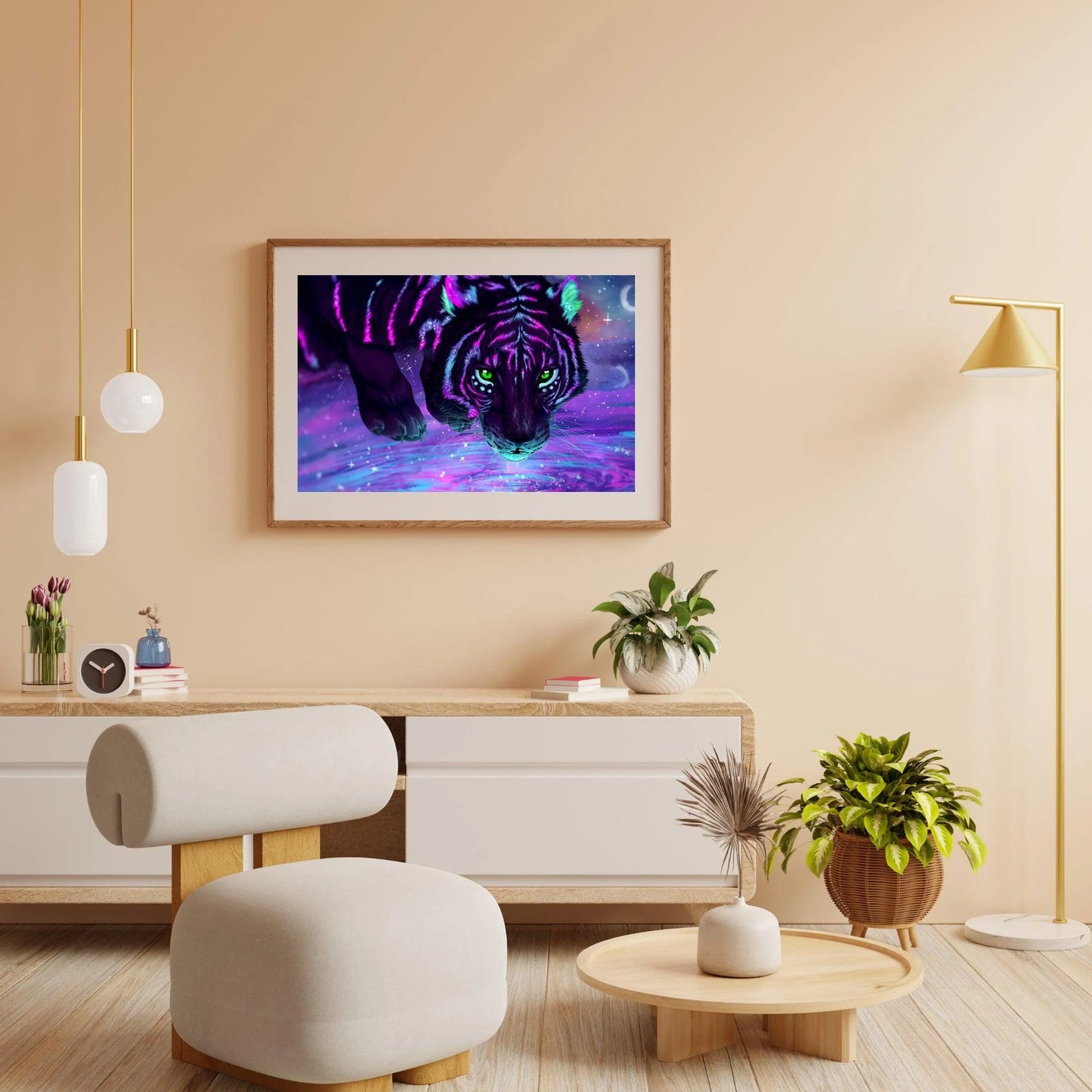 Diamond Painting Kolorowy Tygrys - SEOS Shop ®