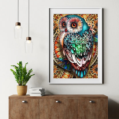 Diamond Painting Kolorowa sówka - SEOS Shop ®