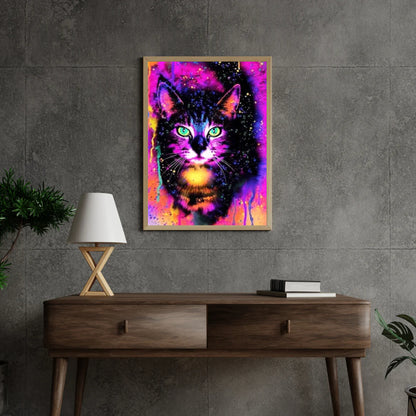 Diamond Painting Kolorowa kotka - SEOS Shop ®