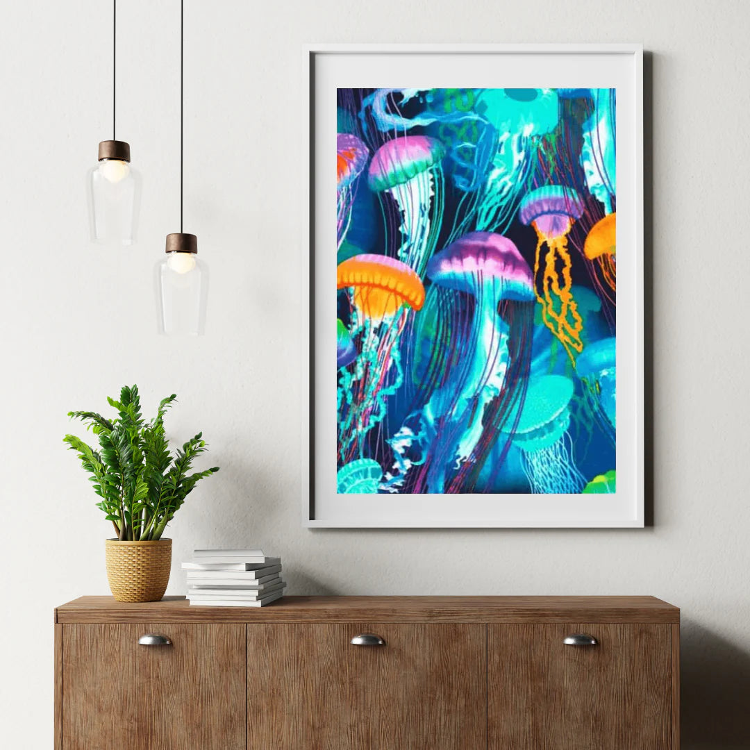 Diamond Painting Kolorowe meduzy - SEOS Shop ®