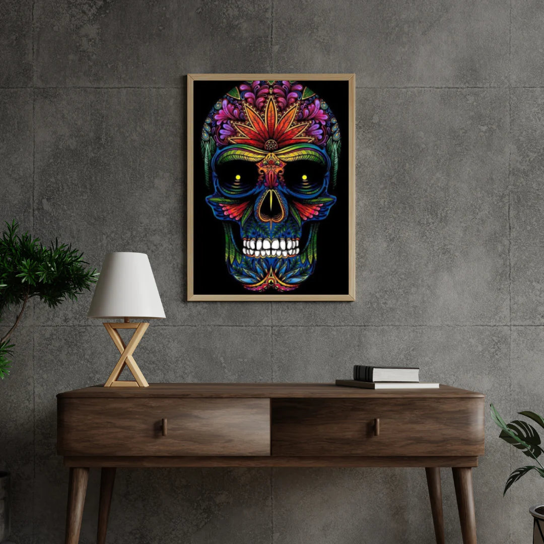 Diamond Painting Kolorowa czaszka - SEOS Shop ®