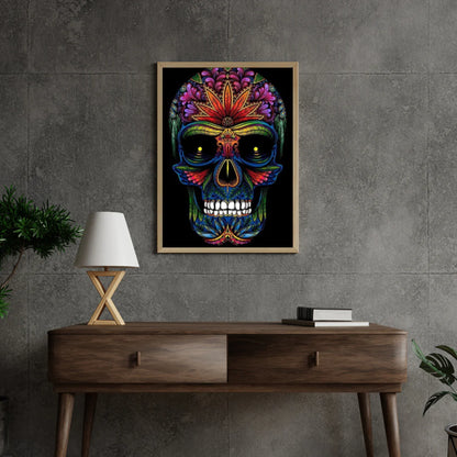Diamond Painting Kolorowa czaszka - SEOS Shop ®