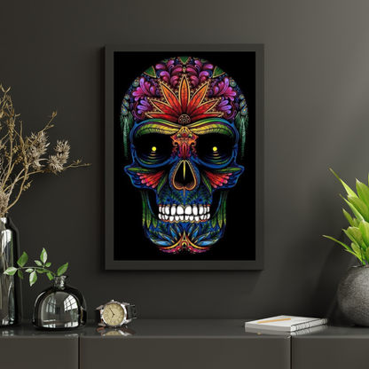Diamond Painting Kolorowa czaszka - SEOS Shop ®