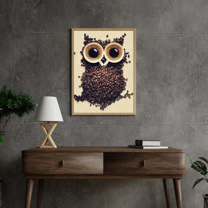 Diamond Painting Koffieboon Uil - SEOS Shop ®