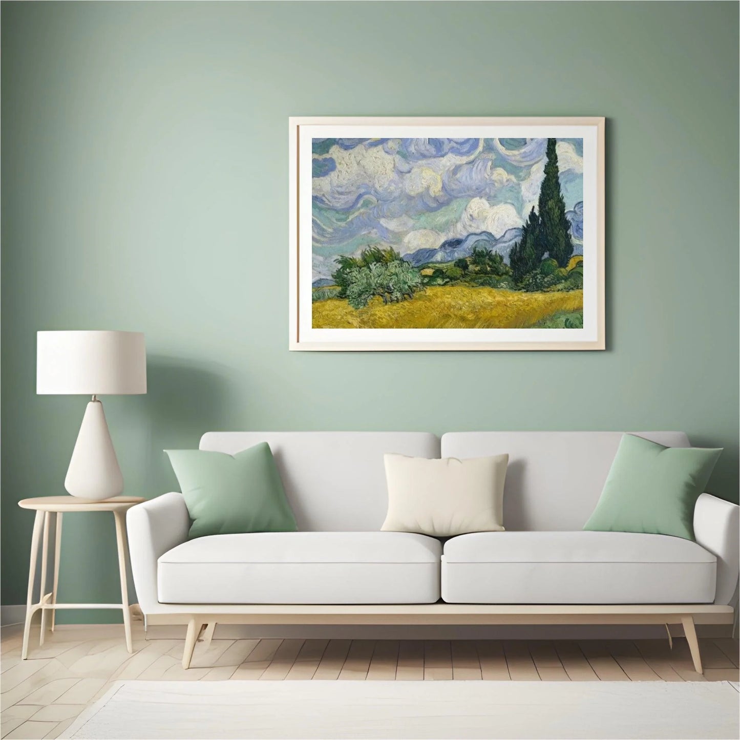 Diamond Painting Korenveld z cyprysami - SEOS Shop ®