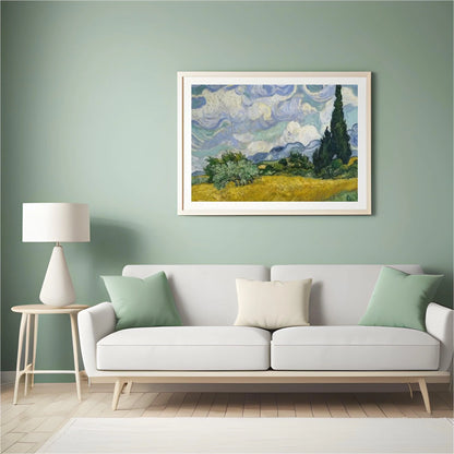 Diamond Painting Korenveld z cyprysami - SEOS Shop ®