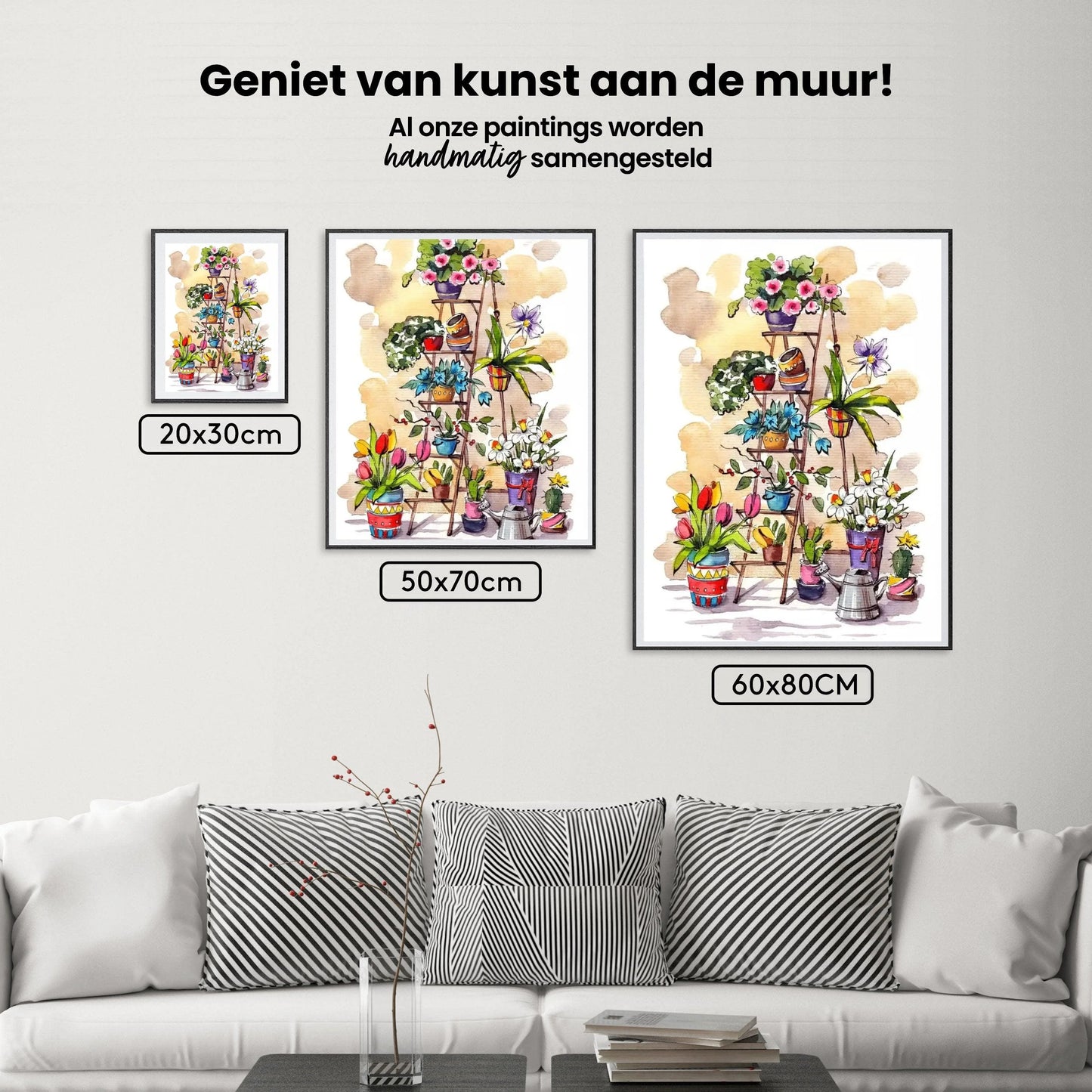 Diamond Painting Drabina z Kwiatami - SEOS Shop ®