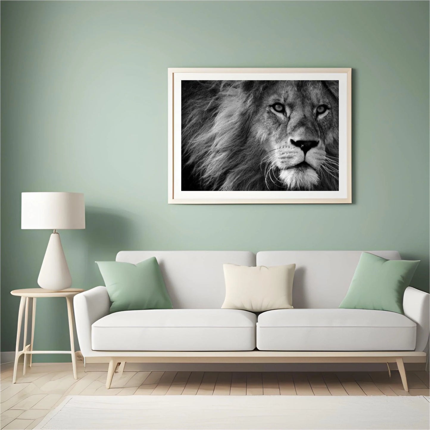 Diamond Painting Lew w czerni i bieli – SEOS Shop ®