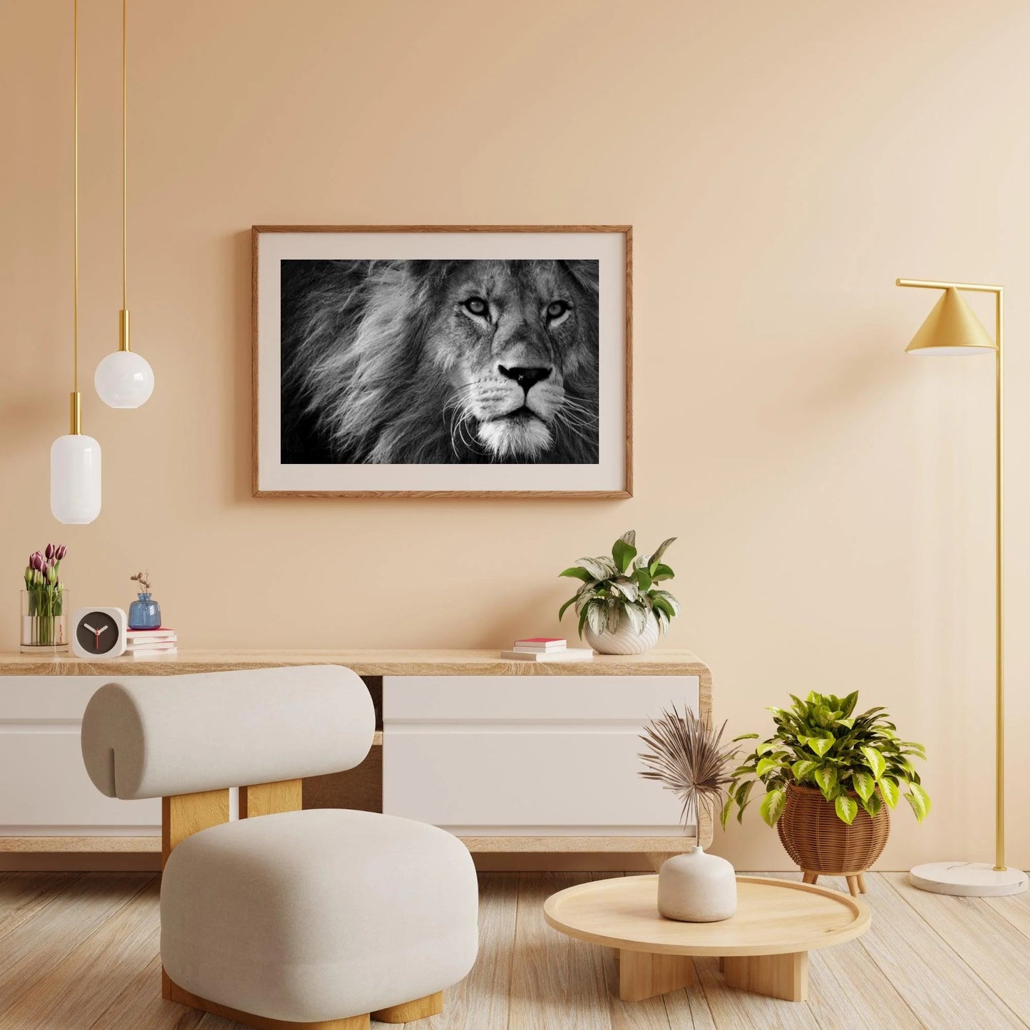 Diamond Painting Lew w czerni i bieli – SEOS Shop ®