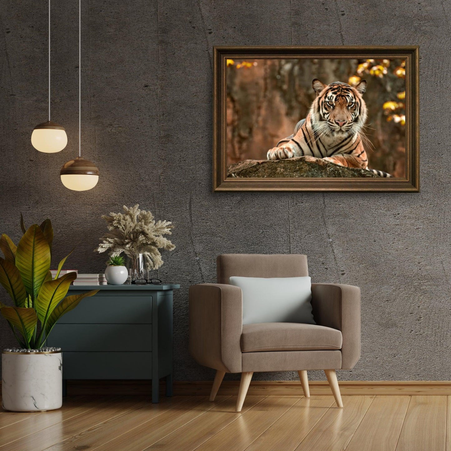 Diamond Painting Leżący tygrys - SEOS Shop ®