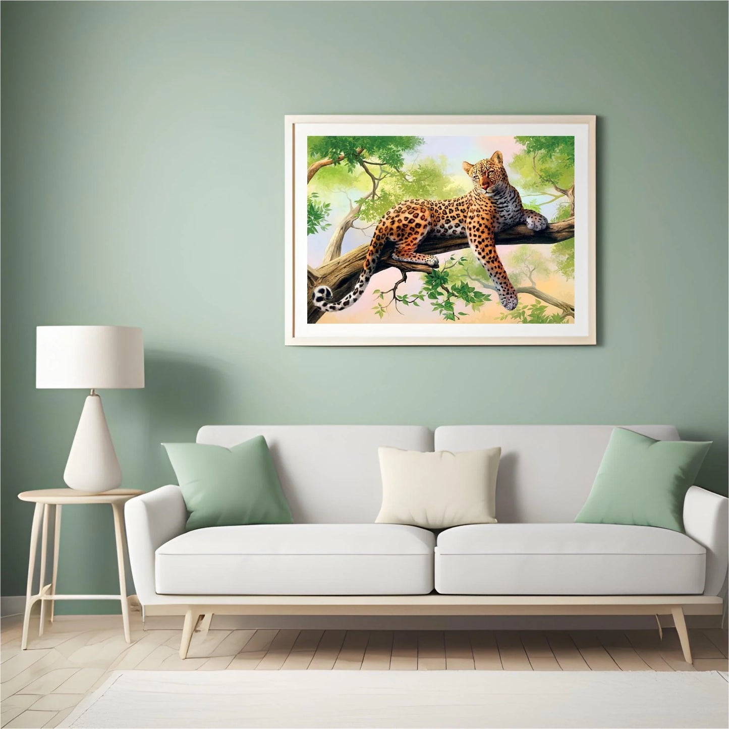 Diamond Painting Leżący leopard - SEOS Shop ®