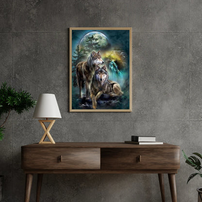 Diamond Painting Księżyc Wilki - SEOS Shop ®