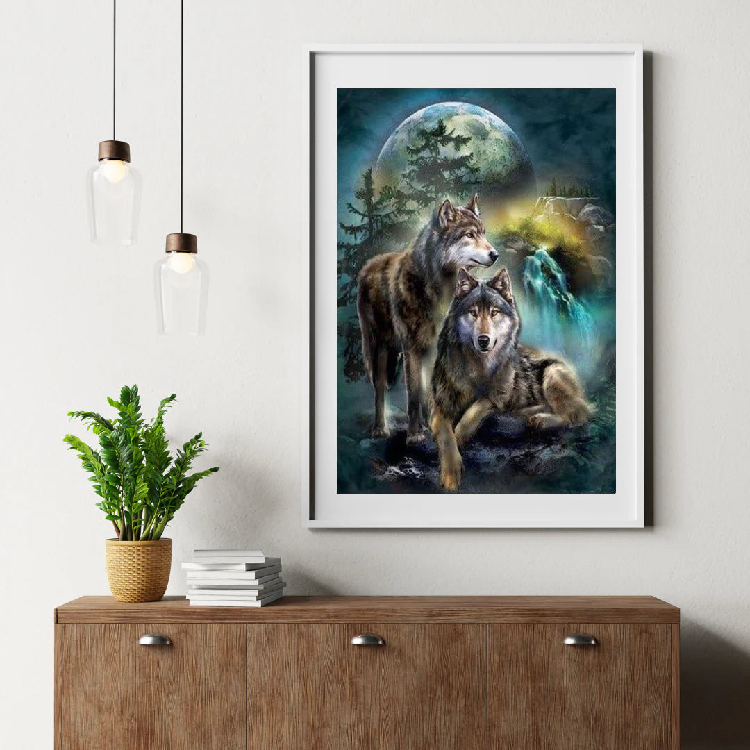 Diamond Painting Księżyc Wilki - SEOS Shop ®