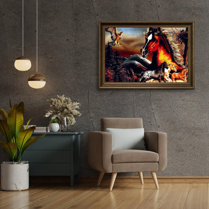 Diamond Painting Potężny koń - SEOS Shop ®