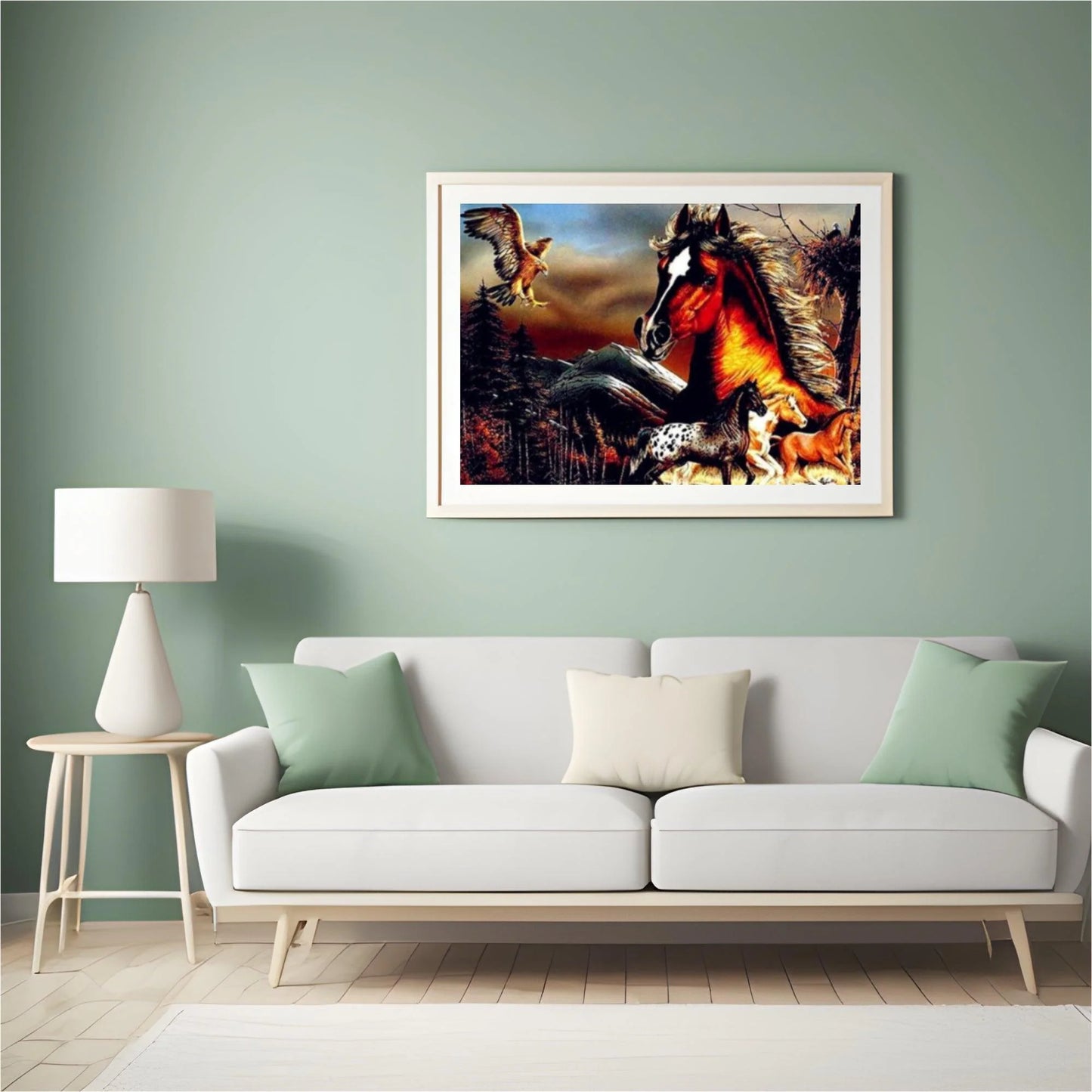 Diamond Painting Potężny koń - SEOS Shop ®