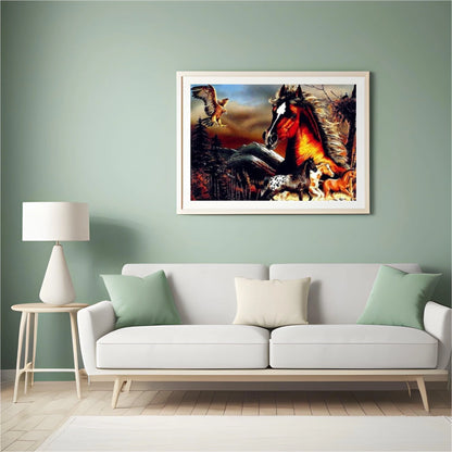 Diamond Painting Potężny koń - SEOS Shop ®