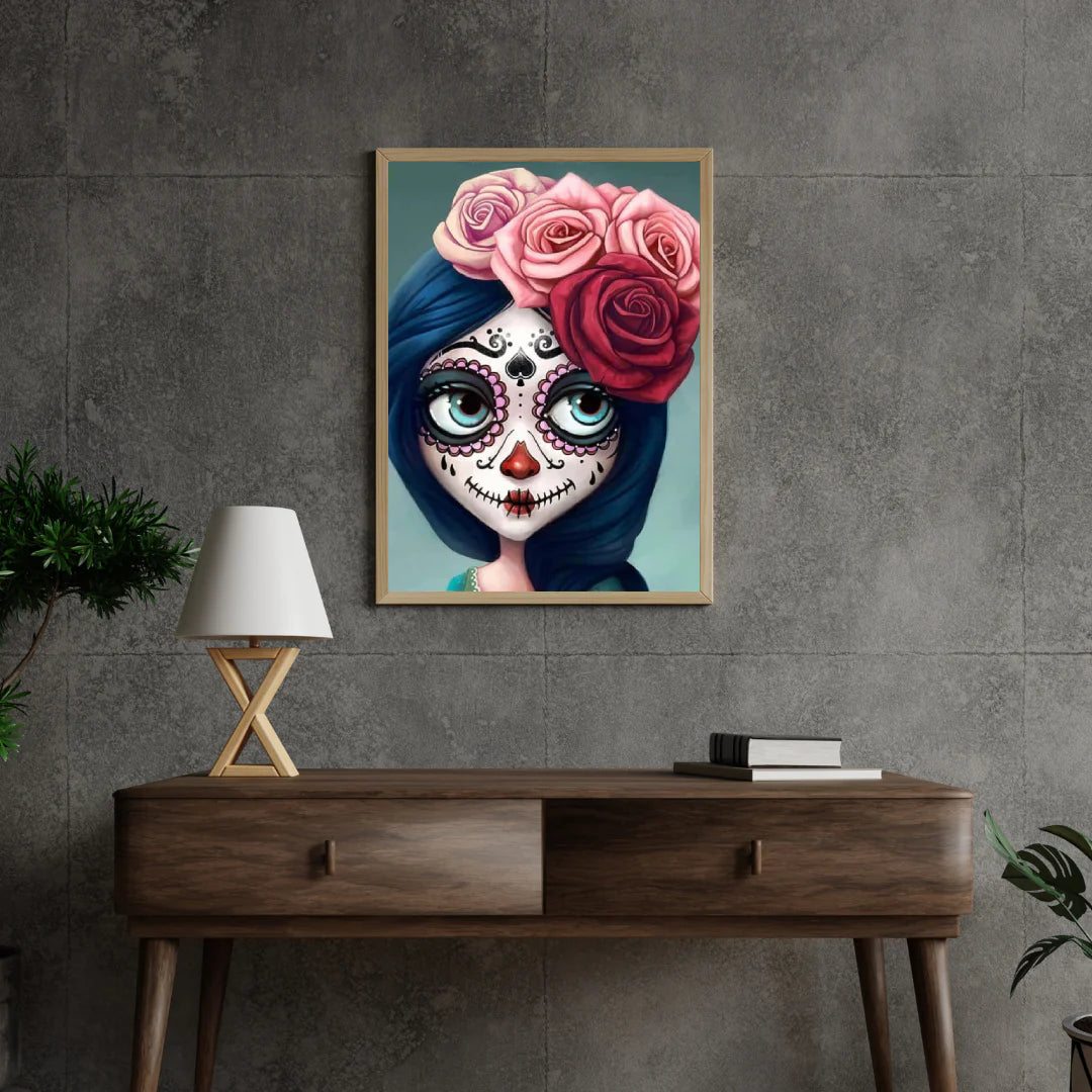 Diamond Painting Dziewczyna z Różami - SEOS Shop ®