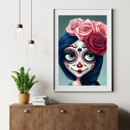 Diamond Painting Dziewczyna z Różami - SEOS Shop ®