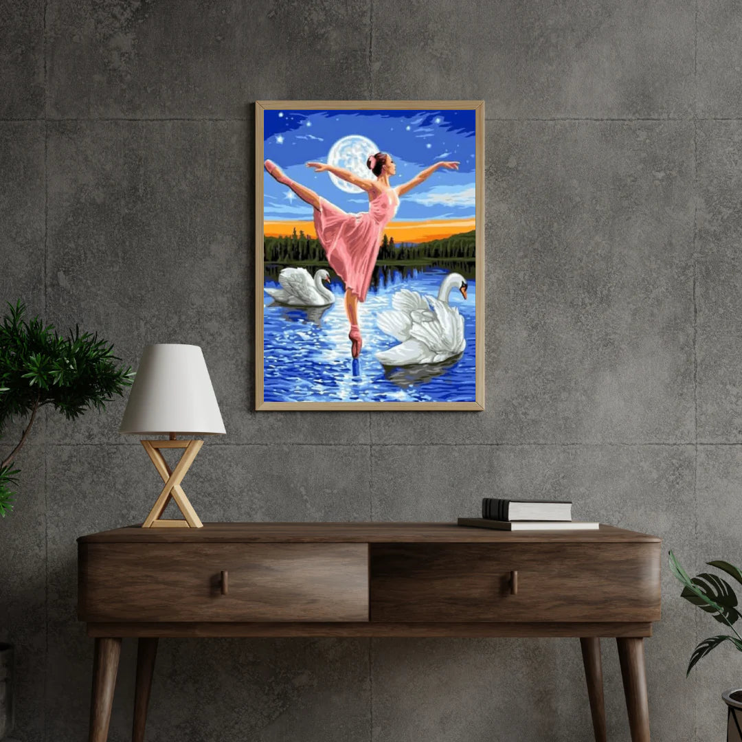 Diamond Painting Dziewczyna tańczy na wodzie - SEOS Shop ®