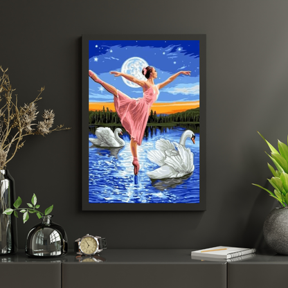Diamond Painting Dziewczyna tańczy na wodzie - SEOS Shop ®