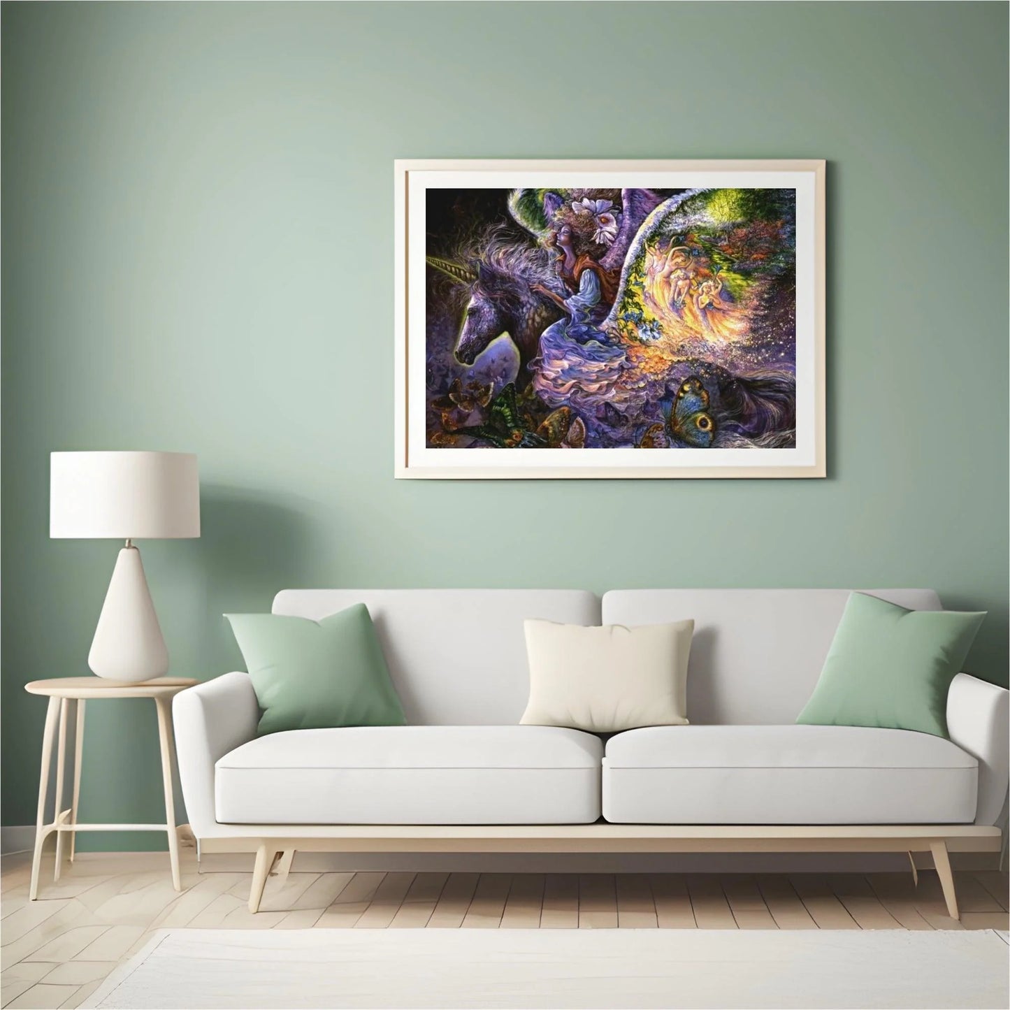 Diamond Painting Dziewczynka na fantastycznym koniu - SEOS Shop ®