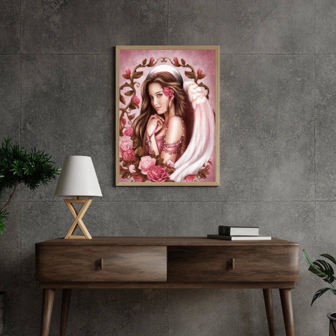 Diamond Painting Dziewczyna z różą - SEOS Shop ®